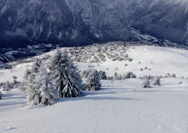 A summer/winter village resort