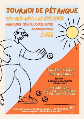 Tournoi de pétanque à Villard-Reculas !