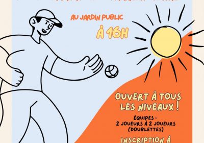 Petanque tournament in Villard-Reculas!