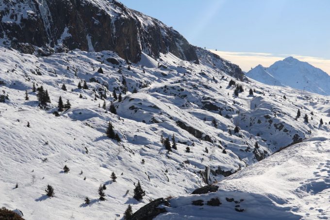 Long hike around the lakes – Snowshoe hike in the Alpe d’Huez area from Villard-Reculas_Villard-Reculas